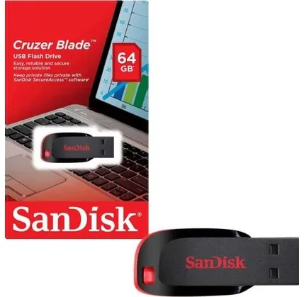 Карты памяти Flash cart 64GB SANDISK SDCZ50-064G-B35